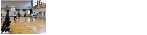 一輪車披露の様子