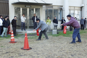 消火実地訓練